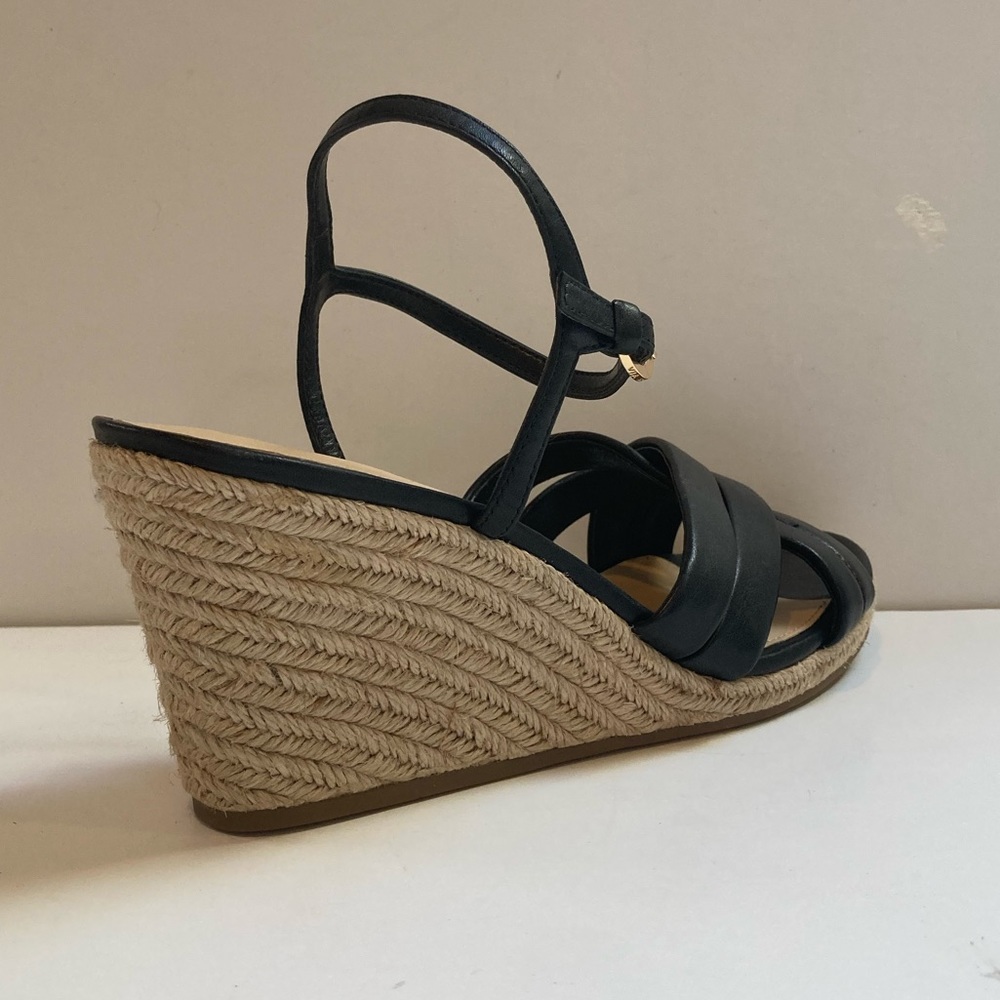 Via Spiga Inna Espadrille Wedge Sandal in Black - Picture 4 of 10